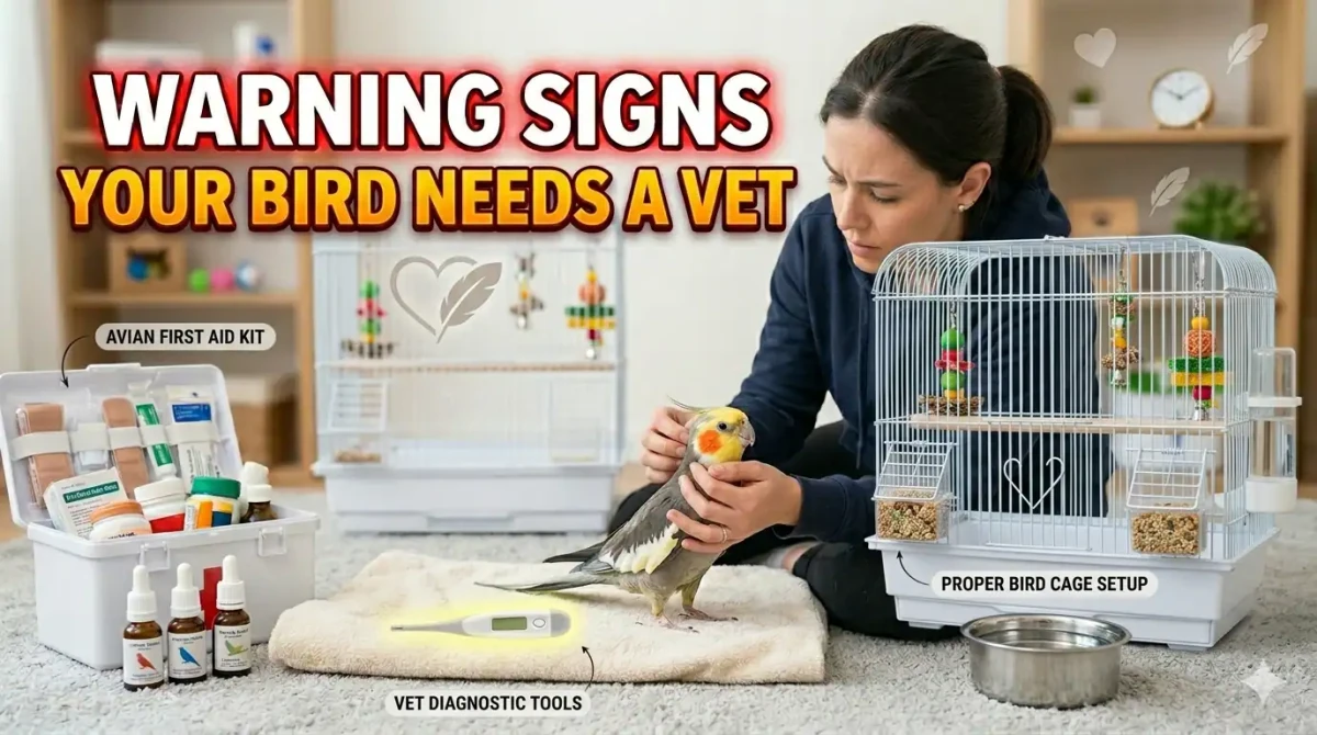 Warning Signs Your Bird Needs a Vet Visit Guide